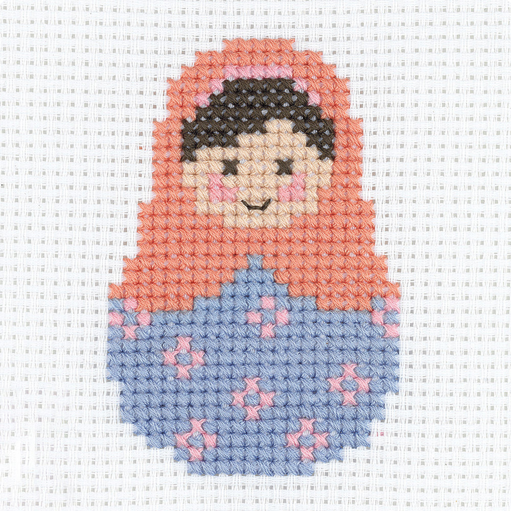 Hello Crafts Cross Stitch Kit Matryoshka Doll - HC560