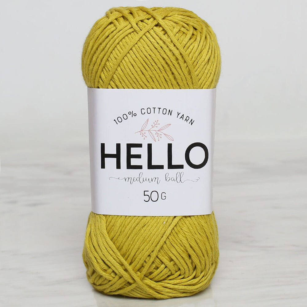 Hello Knitting Yarn, Green - 169