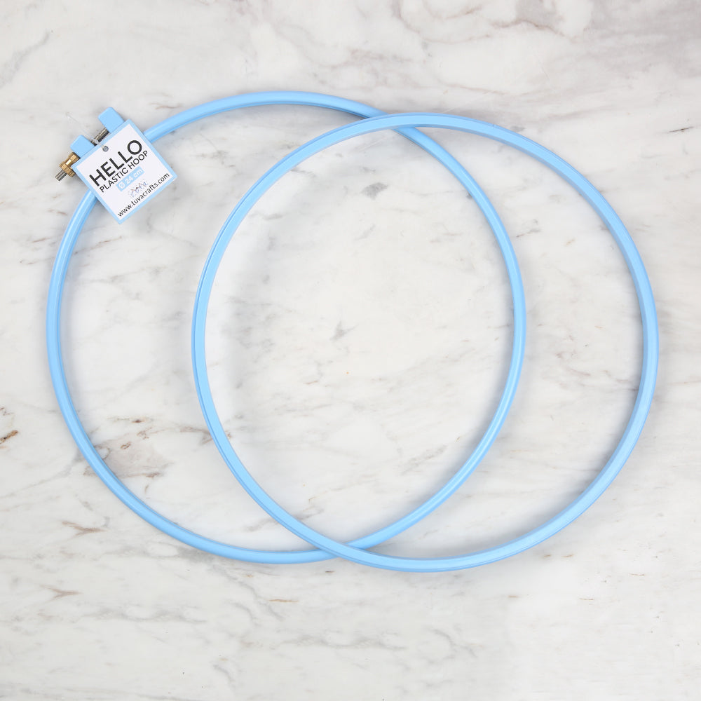Hello Screw Plastic Hoop 24 cm Blue