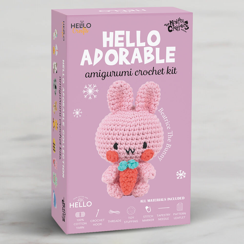 Hello Adorable Amigurumi Kit - Beatrice The Bunny - KC979