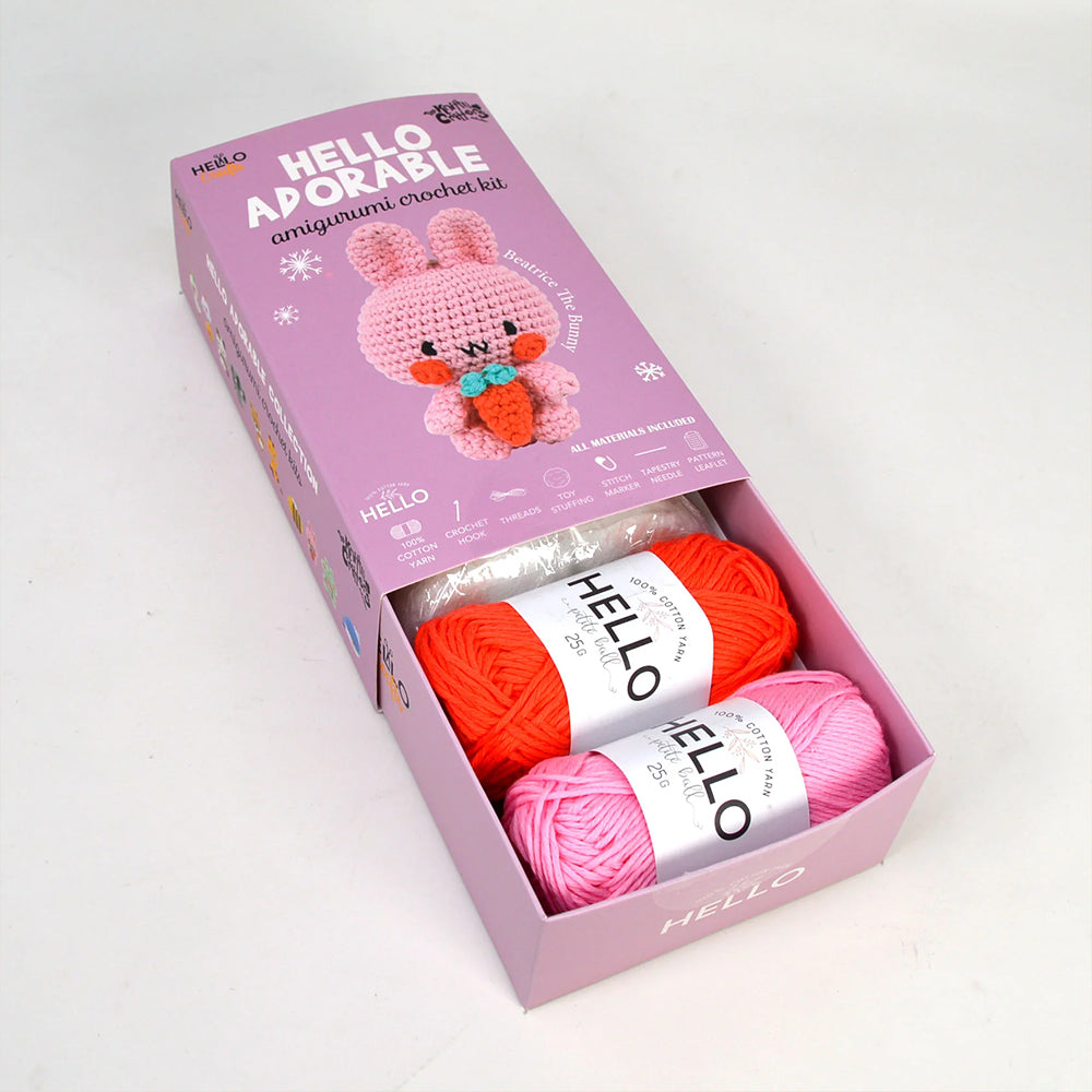 Hello Adorable Amigurumi Kit - Beatrice The Bunny - KC979