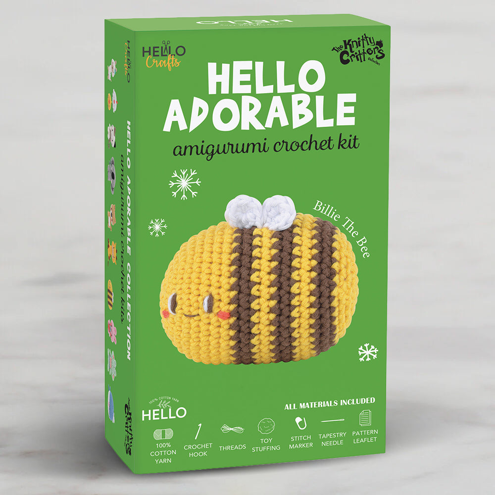 Hello Adorable Amigurumi Kit - Billie The Bee - KC978