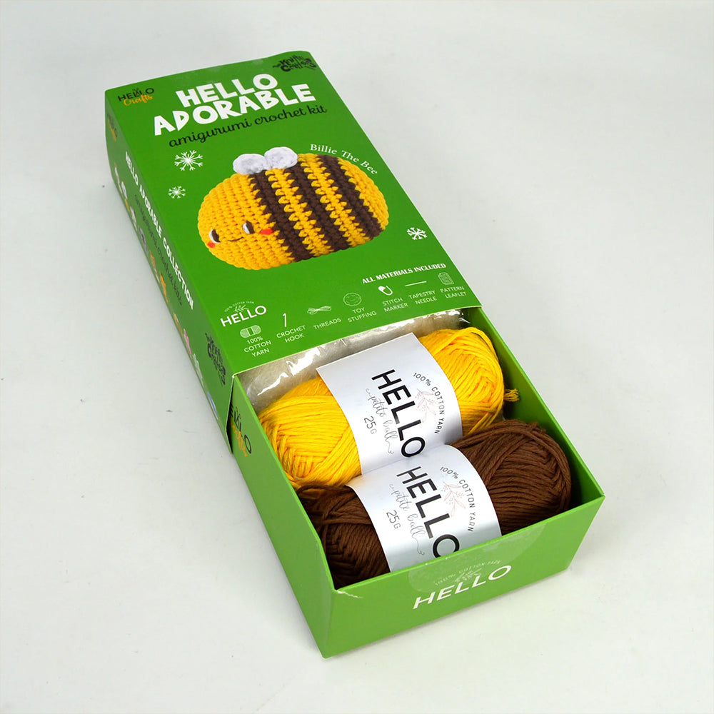 Hello Adorable Amigurumi Kit - Billie The Bee - KC978