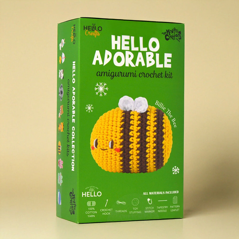 Hello Adorable Amigurumi Kit - Billie The Bee - KC978