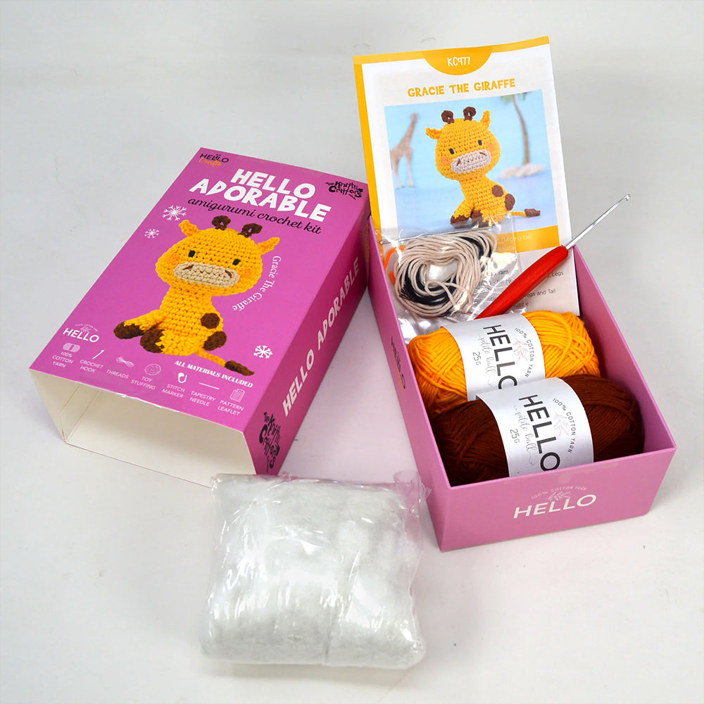 Hello Adorable Amigurumi Kit - Gracie The Giraffe - KC977