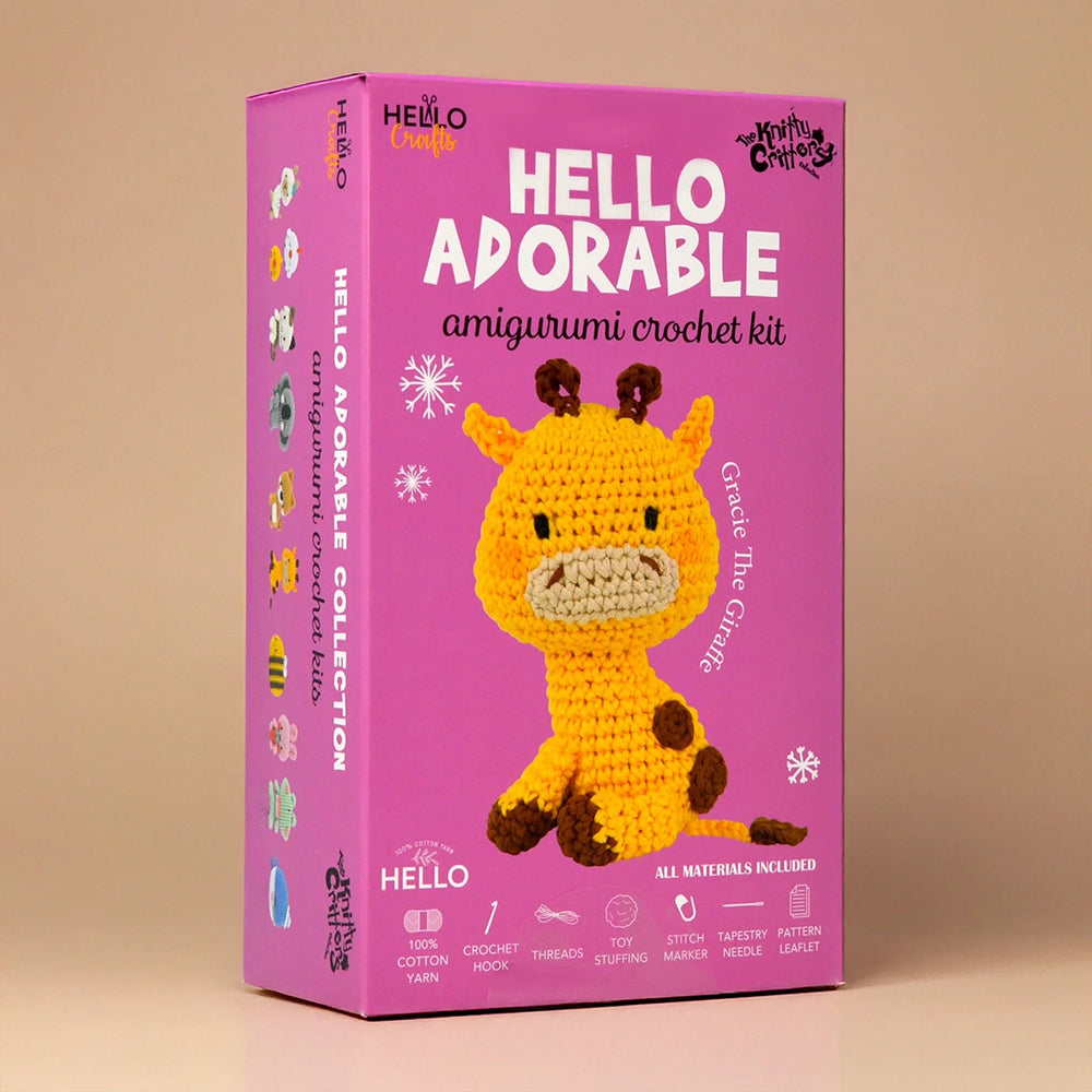 Hello Adorable Amigurumi Kit - Gracie The Giraffe - KC977