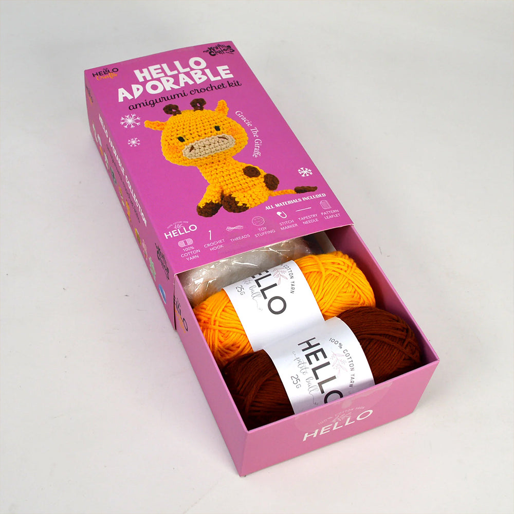 Hello Adorable Amigurumi Kit - Gracie The Giraffe - KC977