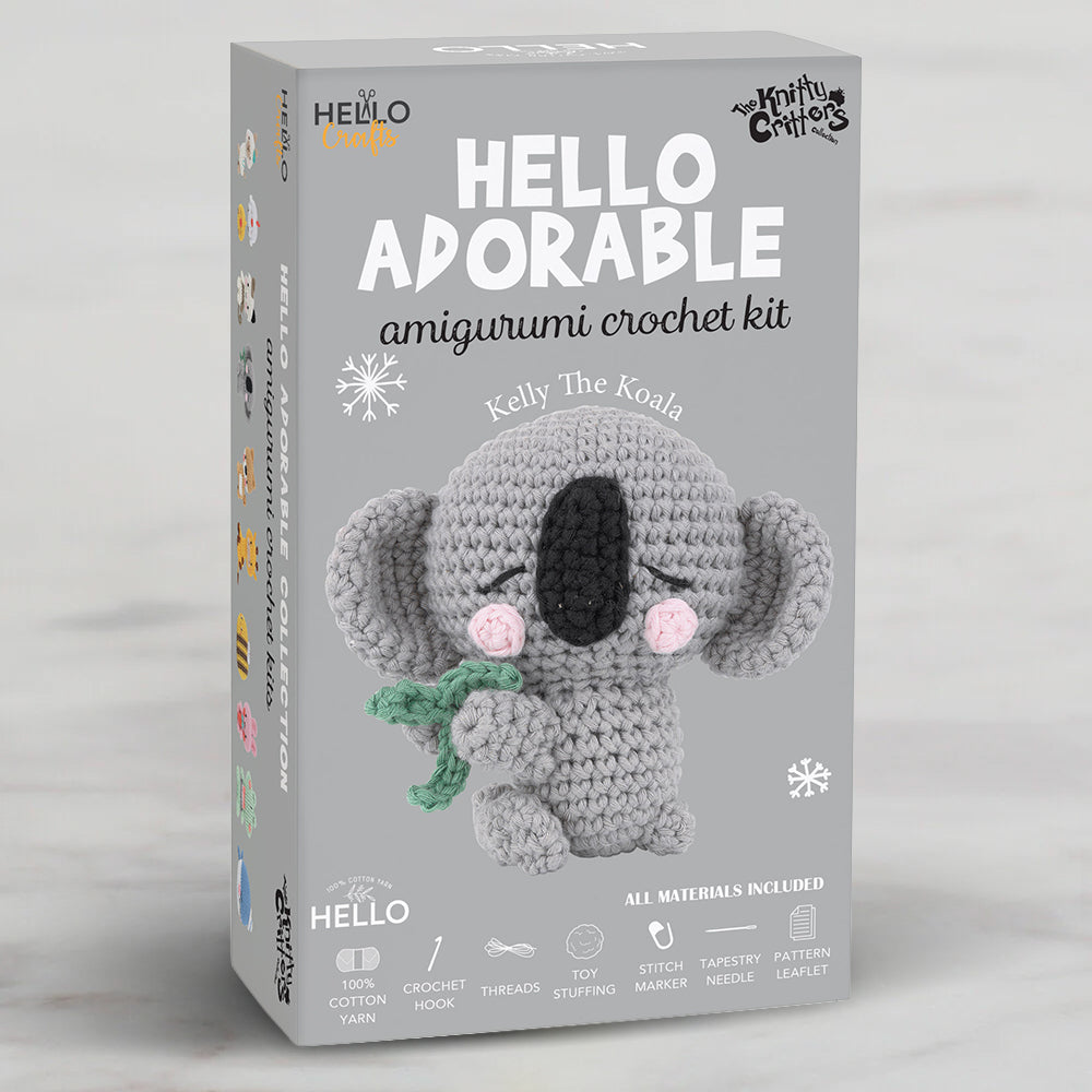 Hello Adorable Amigurumi Kit - Kelly The Koala - KC975