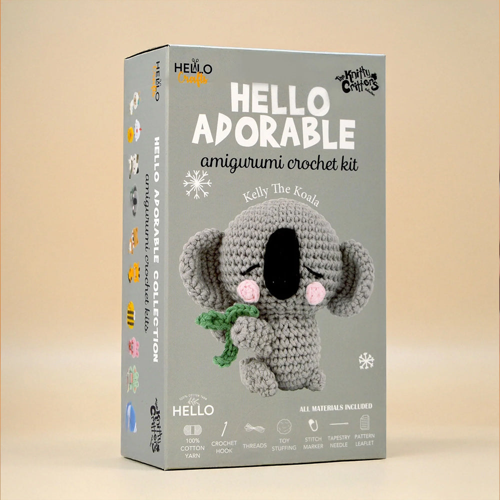 Hello Adorable Amigurumi Kit - Kelly The Koala - KC975