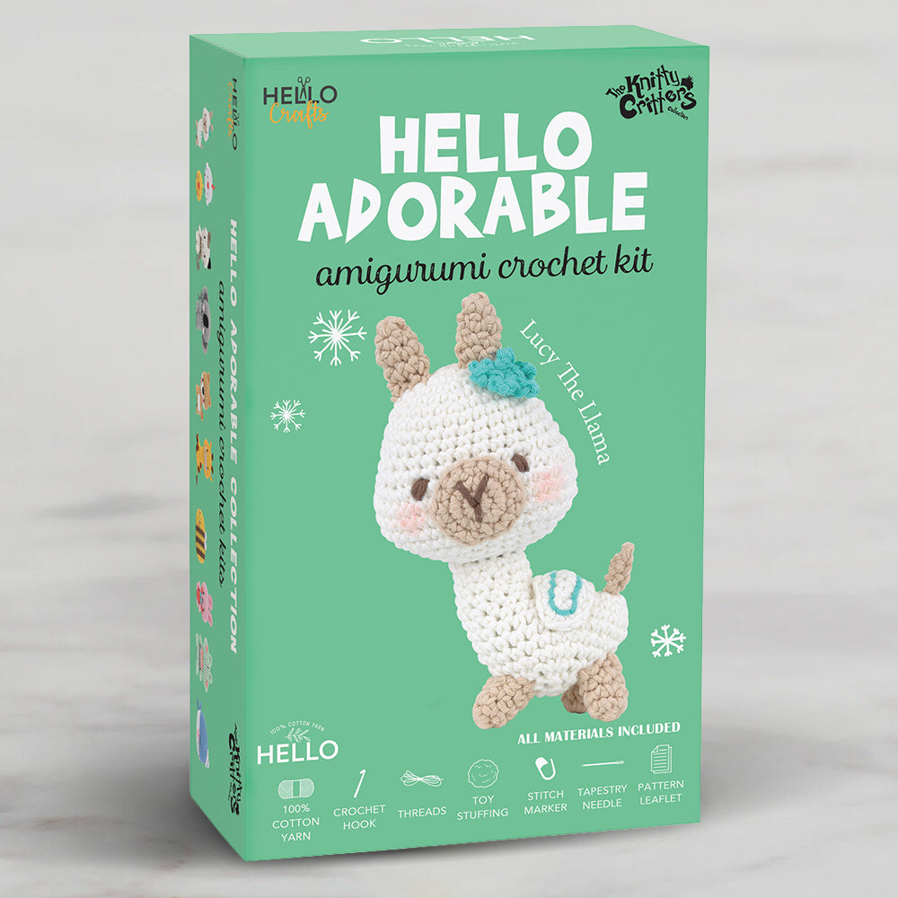 Hello Adorable Amigurumi Kit - Lucy The Lıama - KC972