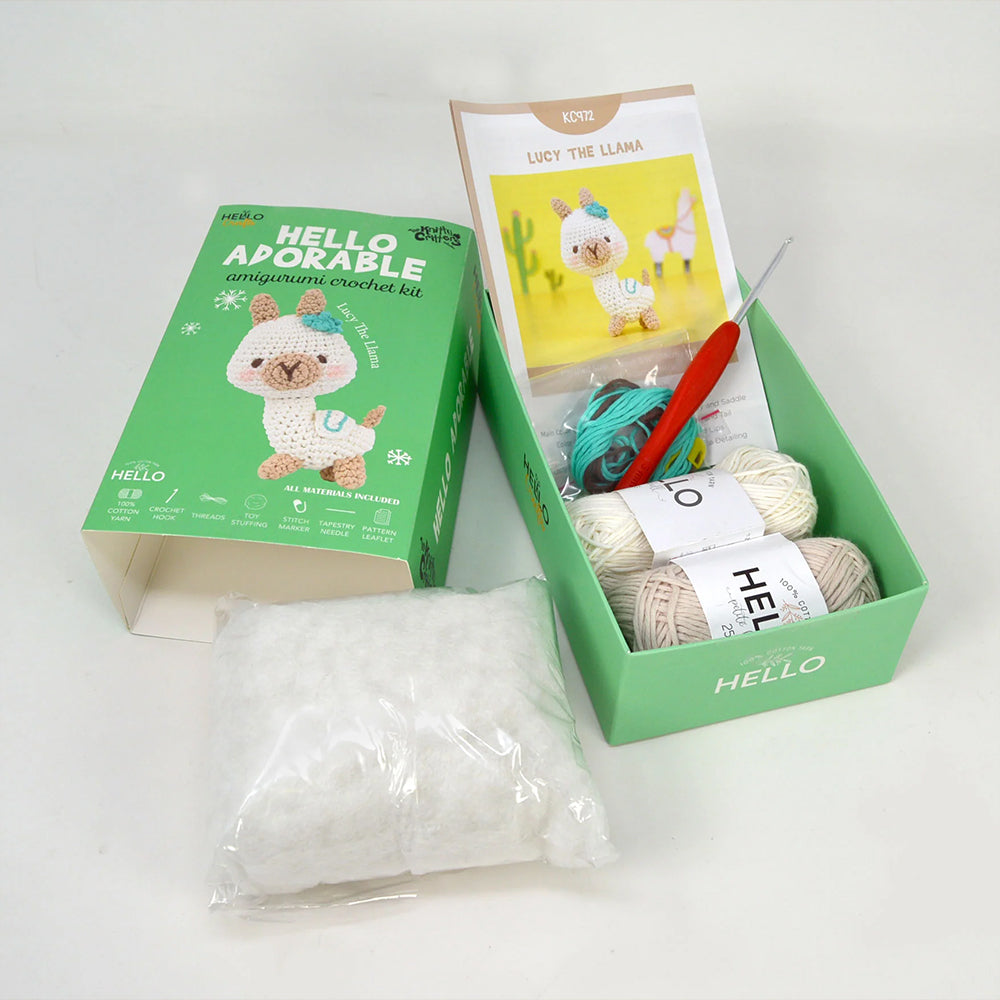 Hello Adorable Amigurumi Kit - Lucy The Lıama - KC972