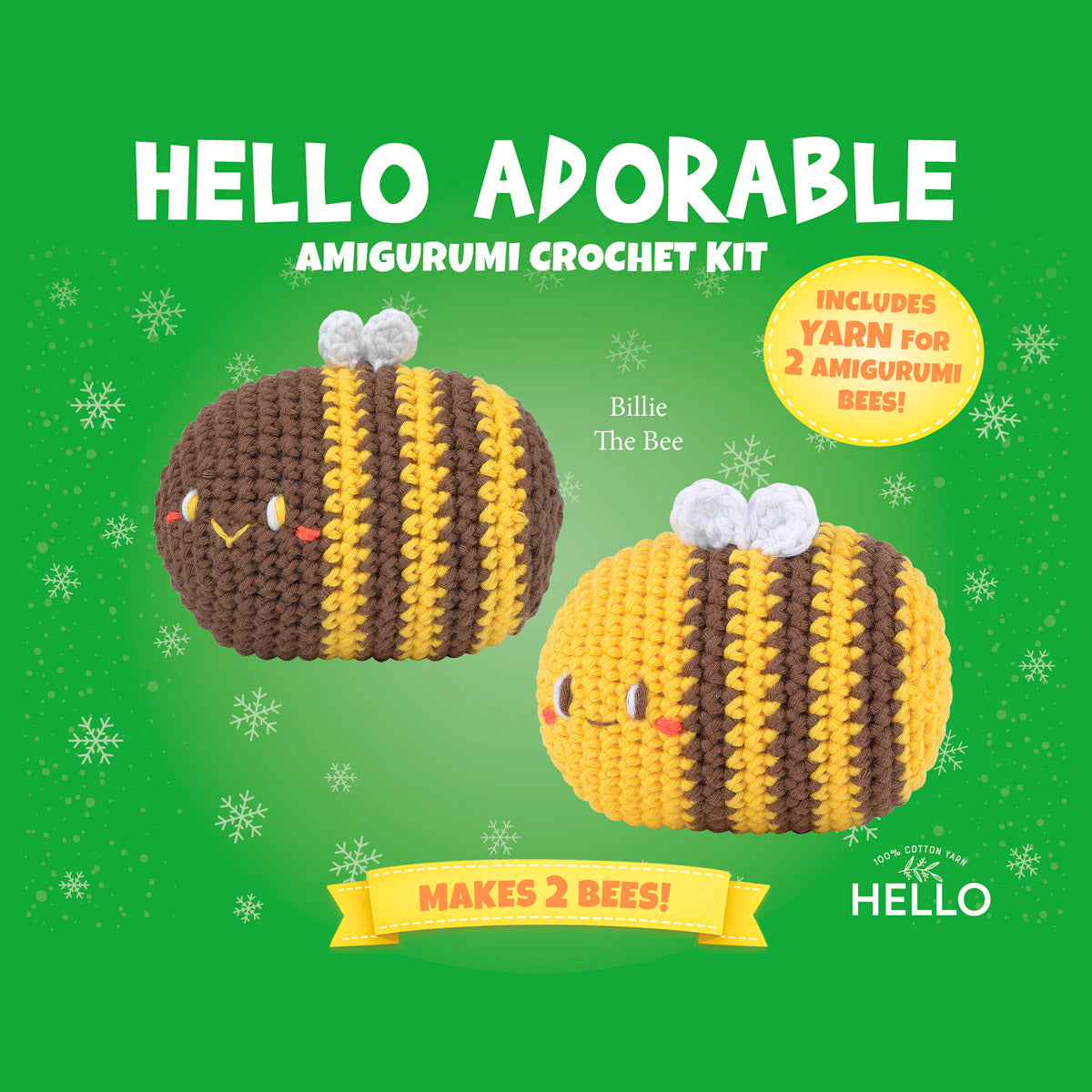 Hello Adorable Amigurumi Kit - Billie The Bee - HC978