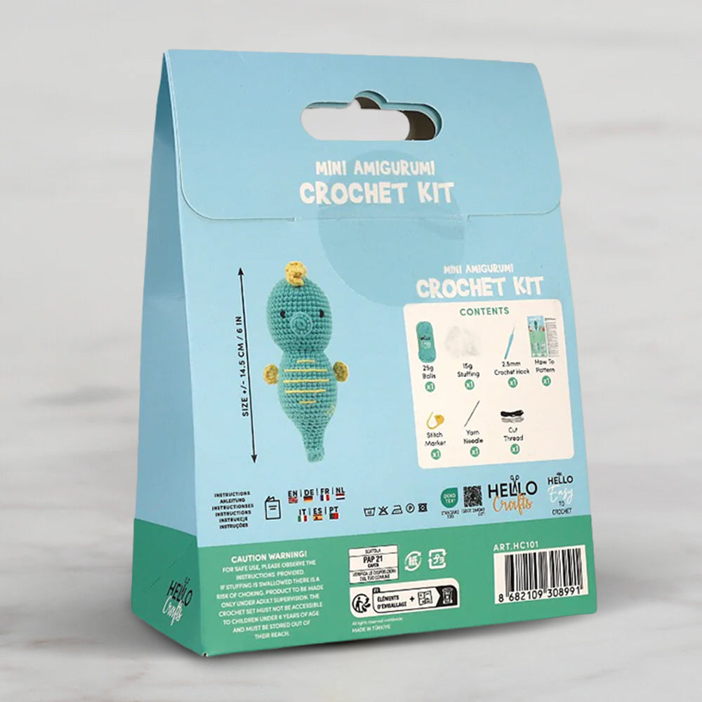 Hello Crafts Crochet Mini Amigurumi Kit - Sea Sparkle - HC101