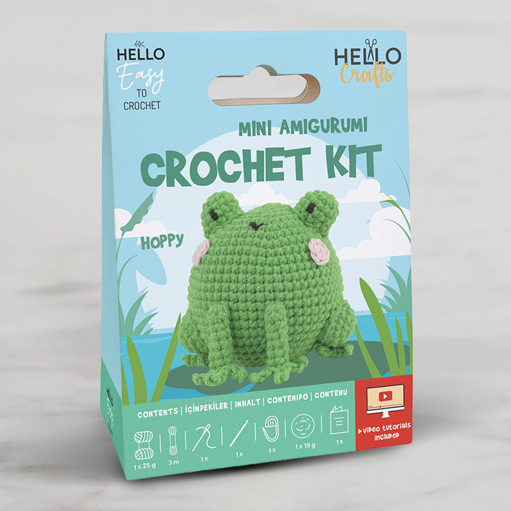Hello Crafts Crochet Mini Amigurumi Kit - Hoppy - HC106