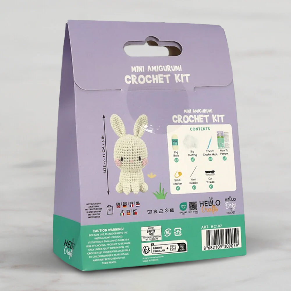 Hello Crafts Crochet Mini Amigurumi Kit - Bınky - HC107