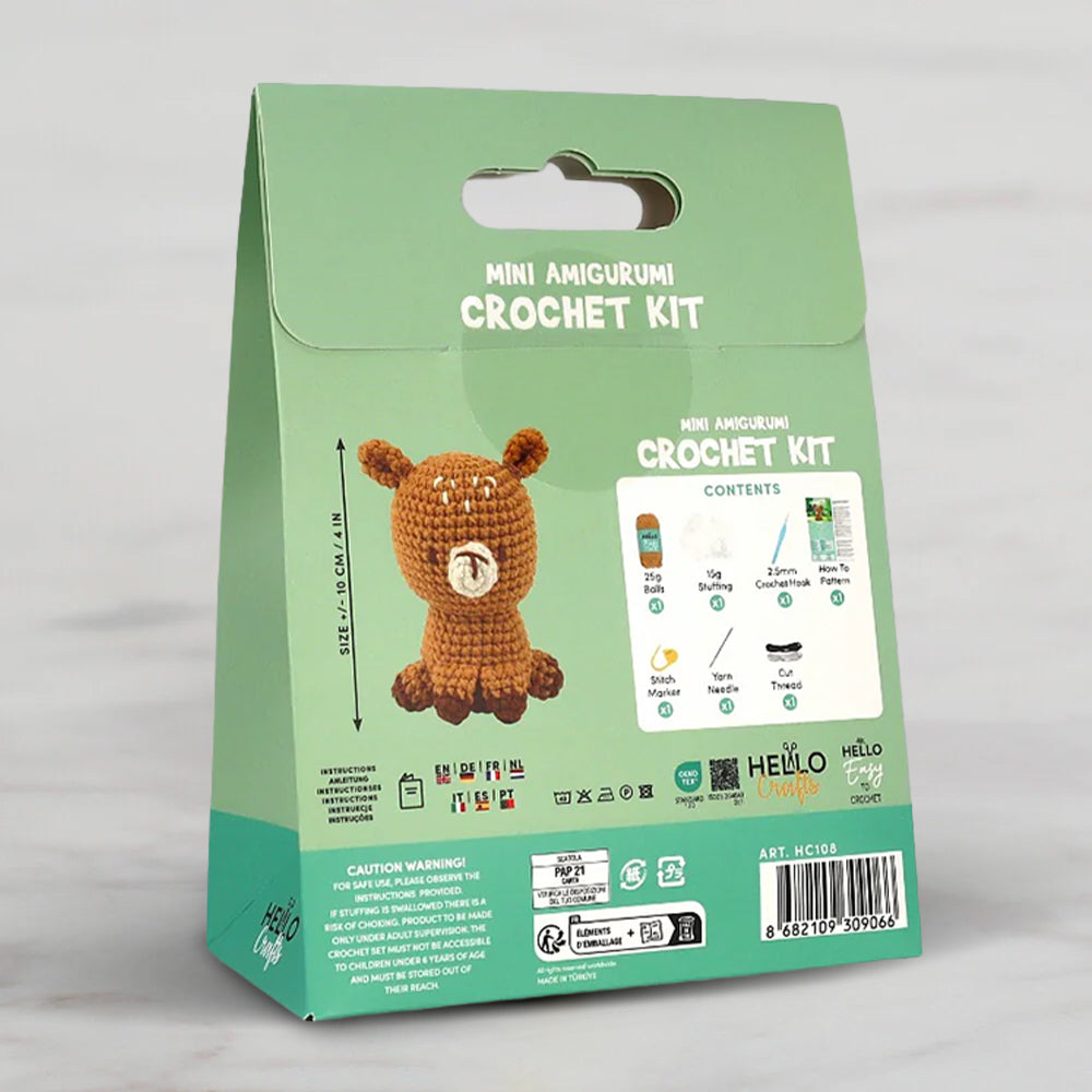 Hello Crafts Crochet Mini Amigurumi Kit - Dazzle - HC108