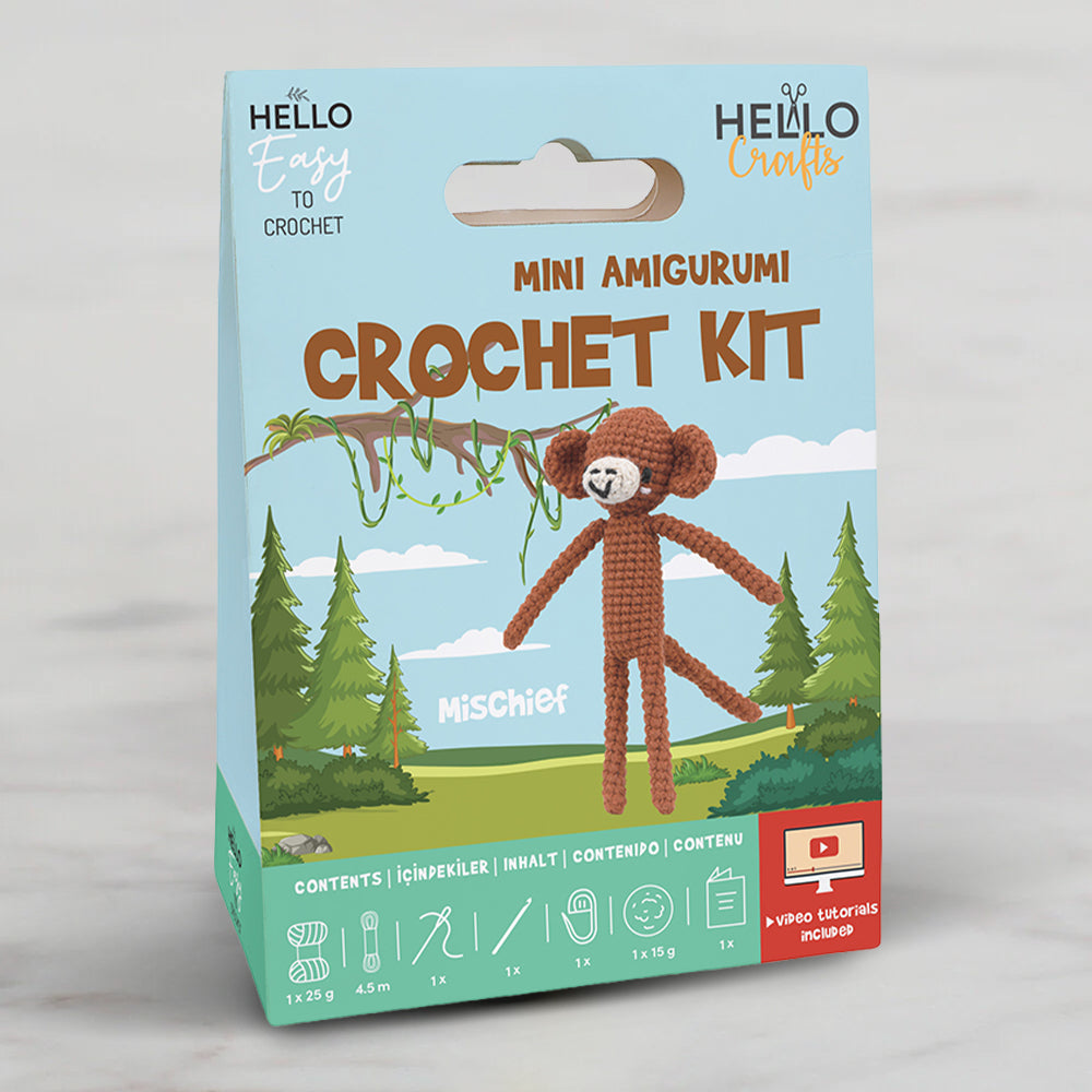 Hello Crafts Crochet Mini Amigurumi Kit - Mıschıef - HC128