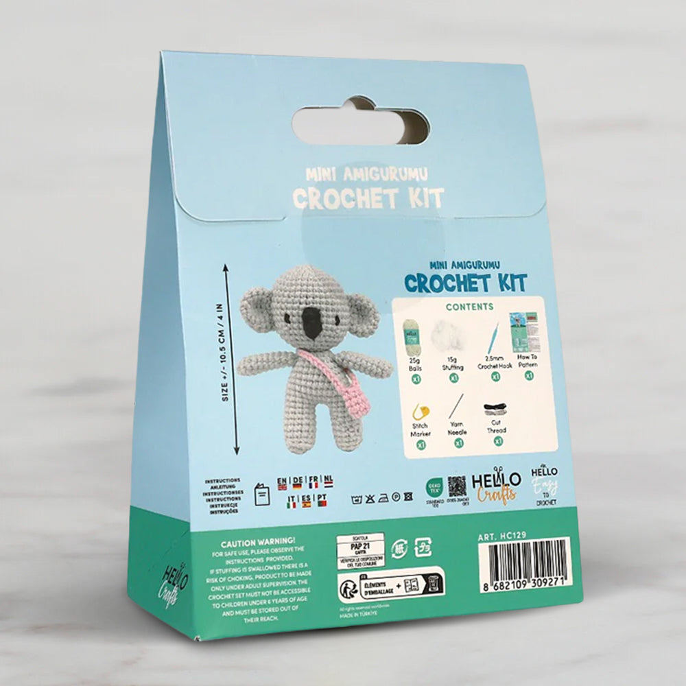 Hello Crafts Crochet Mini Amigurumi Kit - Ozzy - HC129