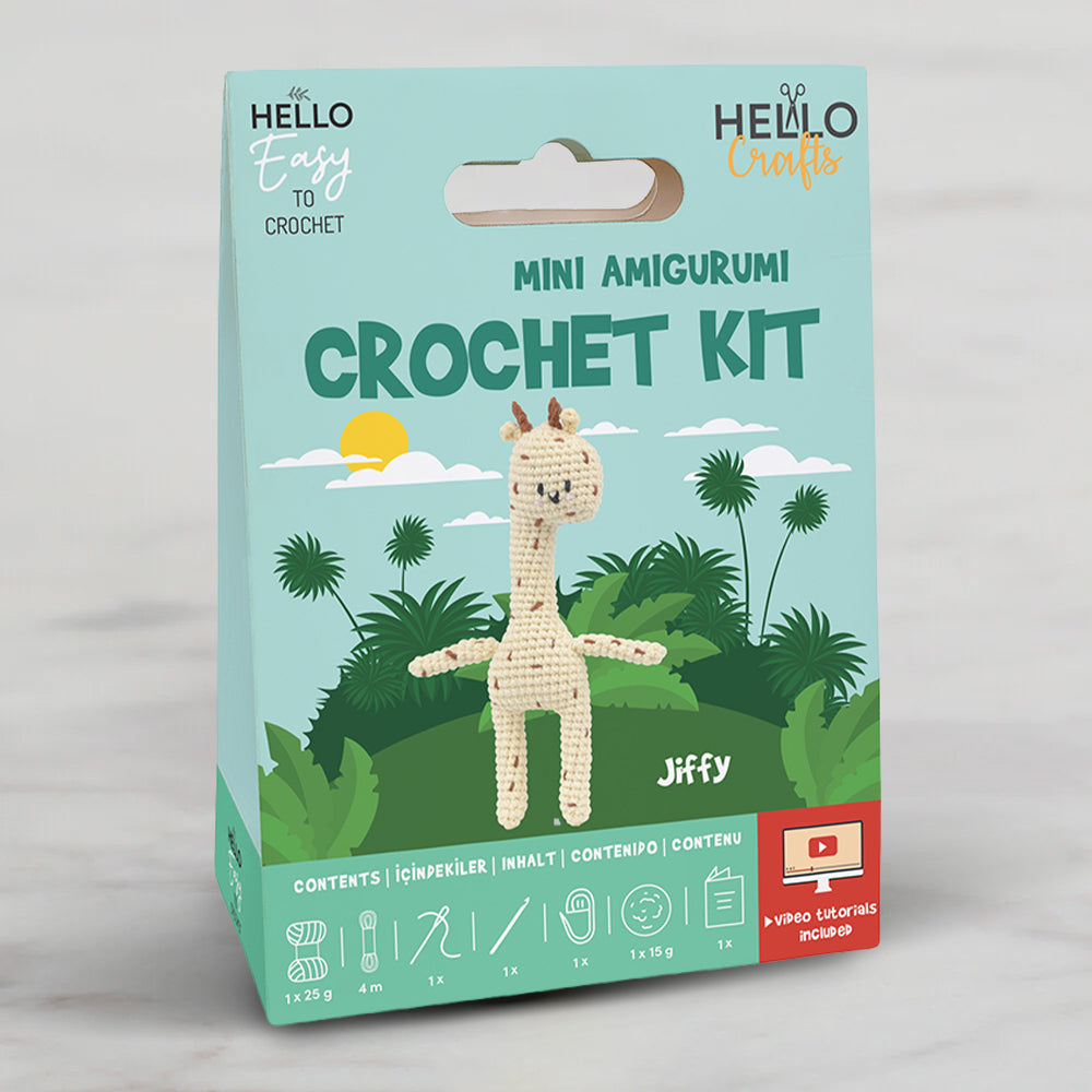 Hello Crafts Crochet Mini Amigurumi Kit - Jıffy - HC130