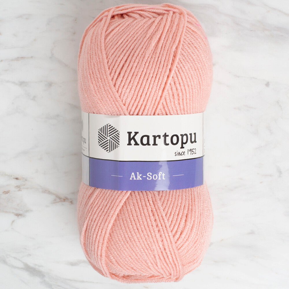 Kartopu Ak-soft Yarn, Pink - K258