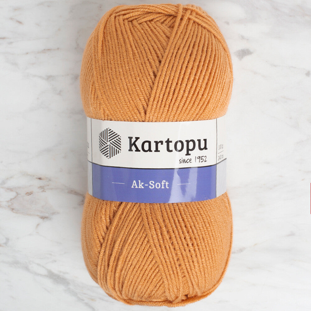 Kartopu Ak-soft Yarn, Light Brown - K857