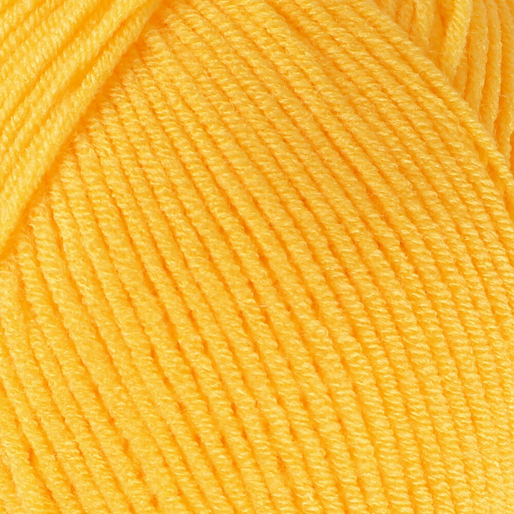 Kartopu Ak-Soft Knitting Yarn, Yellow - K307