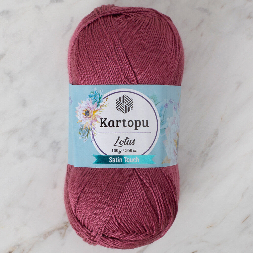 Kartopu Lotus Knitting Yarn, Cherry Red - K756