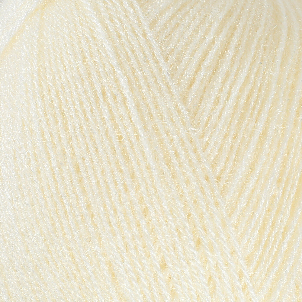 Kartopu Angora Natural Knitting Yarn,Cream - K025