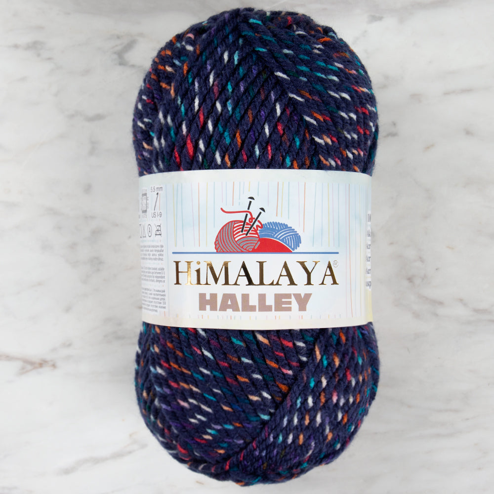 Himalaya Halley Hand Knitting Yarn, Navy blue - 78010