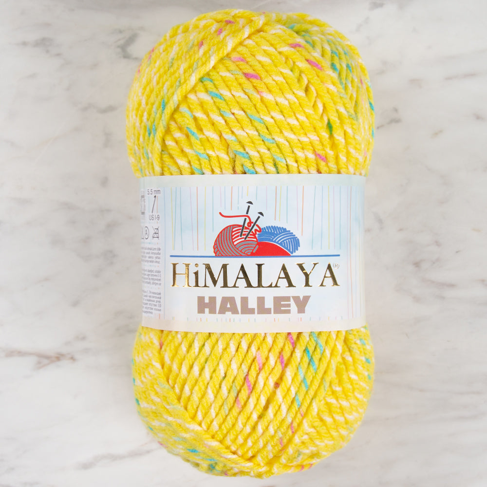 Himalaya Halley Hand Knitting Yarn, Yellow - 78021
