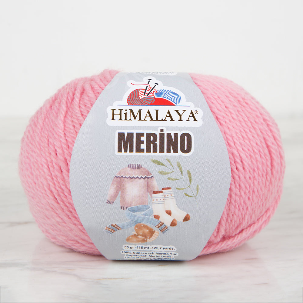 Himalaya Merino Knitting Yarn ,Pink 40904
