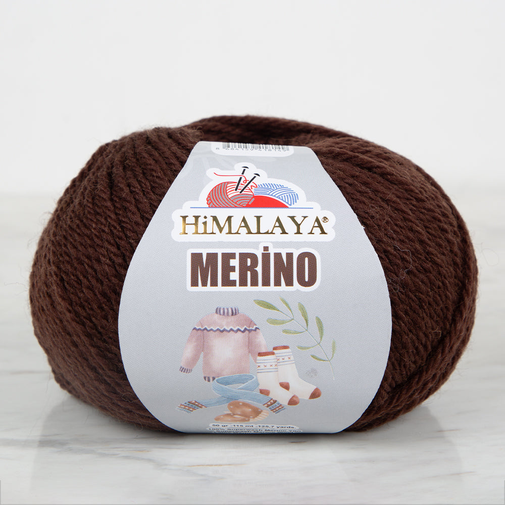 Himalaya Merino Knitting Yarn ,Brown 40911