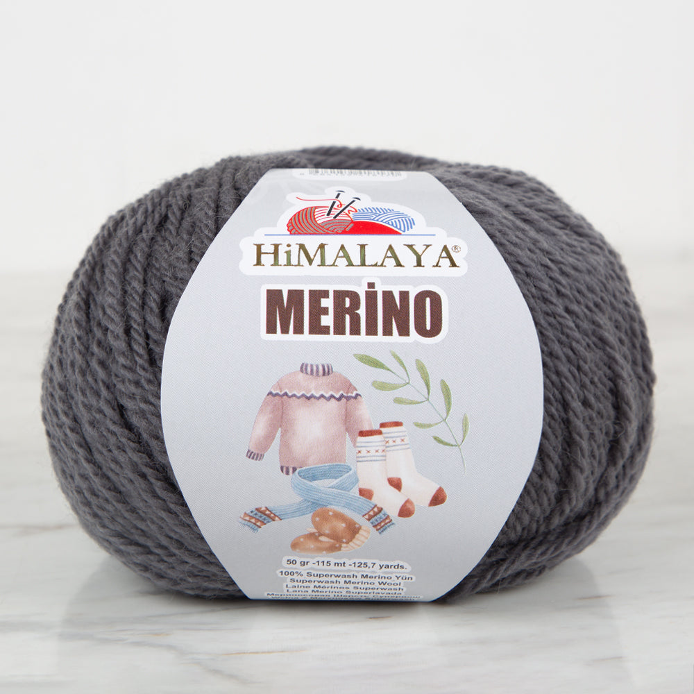 Himalaya Merino Knitting Yarn ,Anthracite 40914