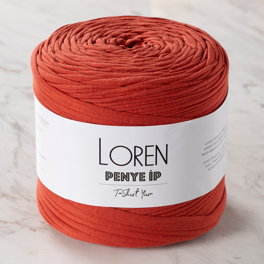 Loren T-shirt Yarn, Vermilion - 25