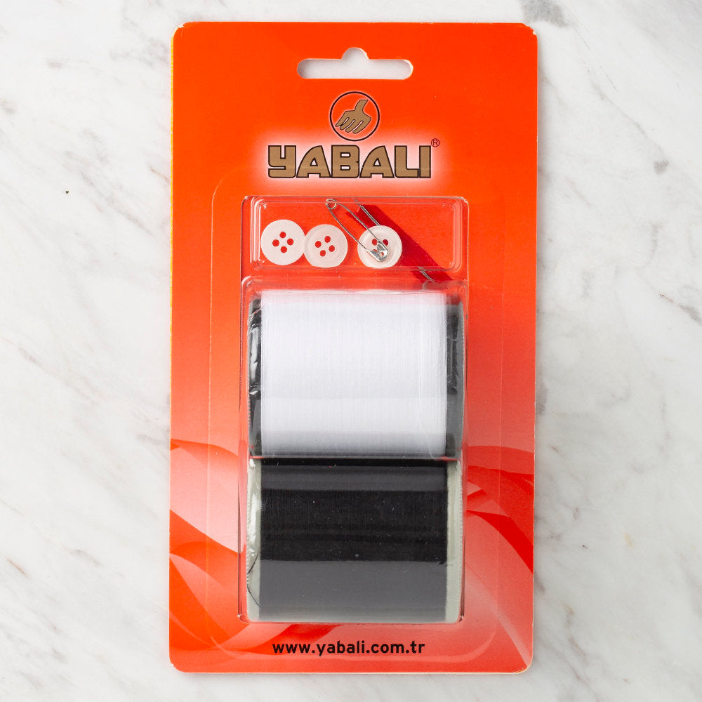 Yabalı 2 Pack 900 m Polyester Sewing Thread Kit