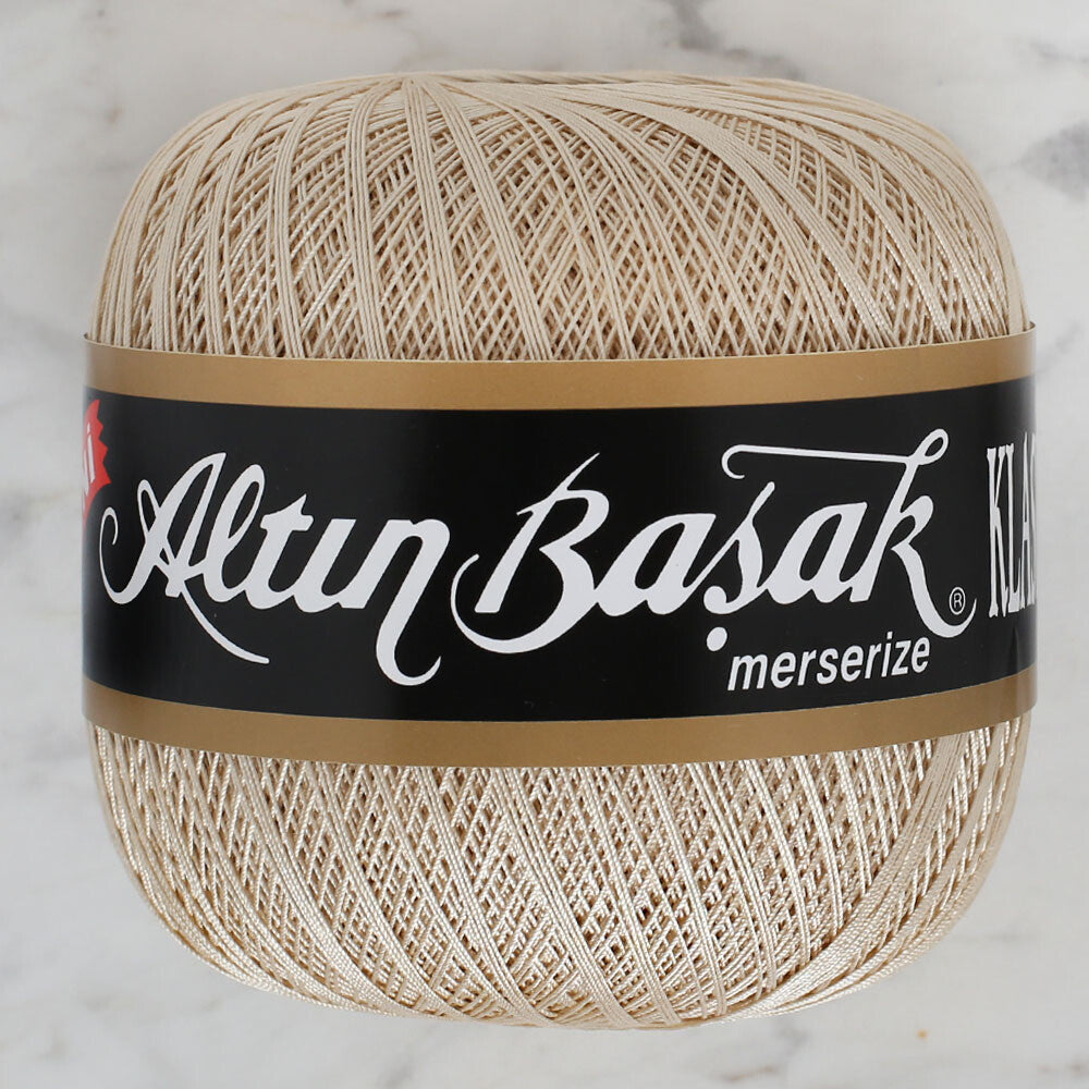 Altınbaşak Klasik No:50 Lace Thread Ball, Light Beige - 301