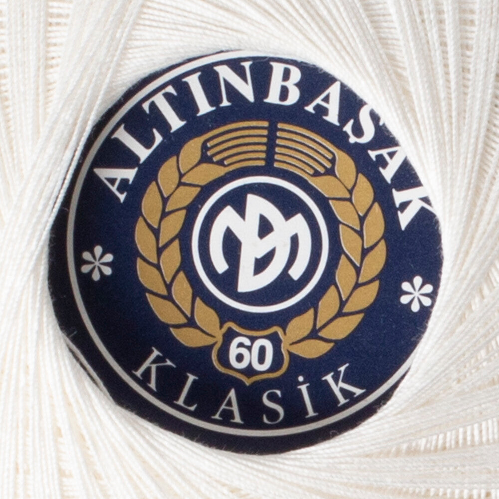 Altınbaşak Klasik No:60 Lace Thread Ball, Cream