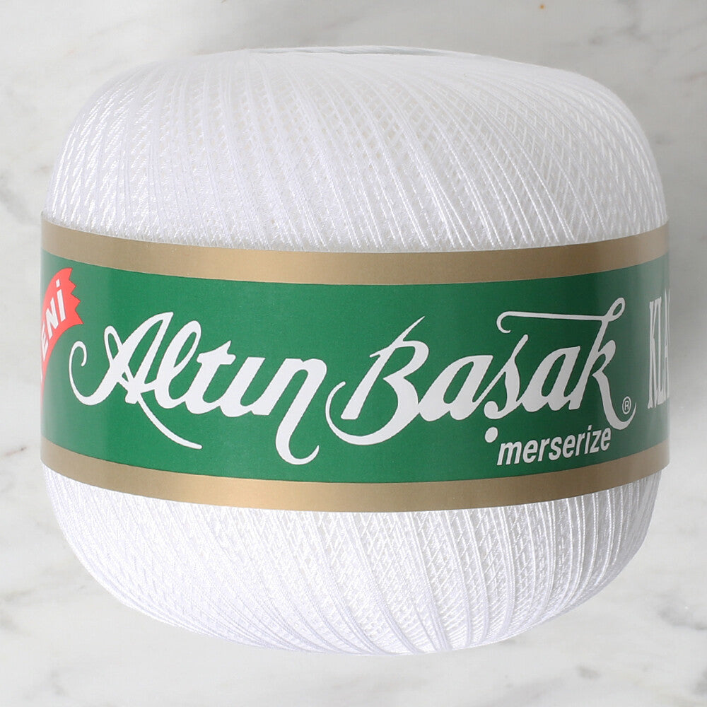 Altınbaşak Klasik No:70 Lace Thread Ball, White