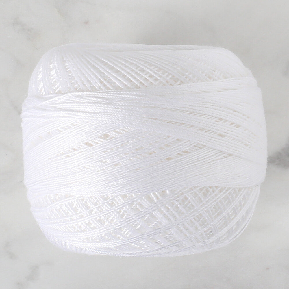 Altinbasak No: 50 Lace Thead Ball, White - White