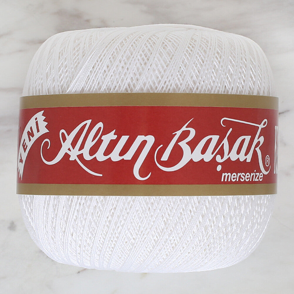 Altınbaşak Klasik No:26/6 Lace Thread, White Art:27