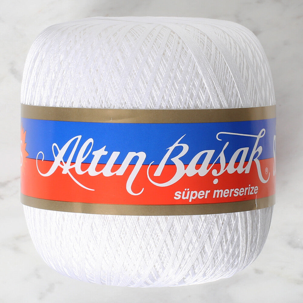 Altınbaşak Süper No:60 Lace Thread Ball, White