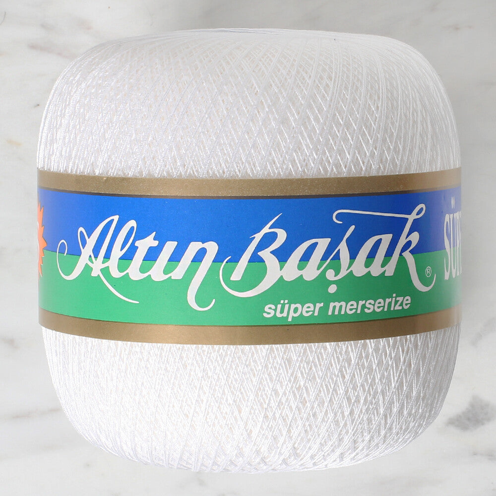 Altınbaşak Süper No:70 Lace Thread Ball, White