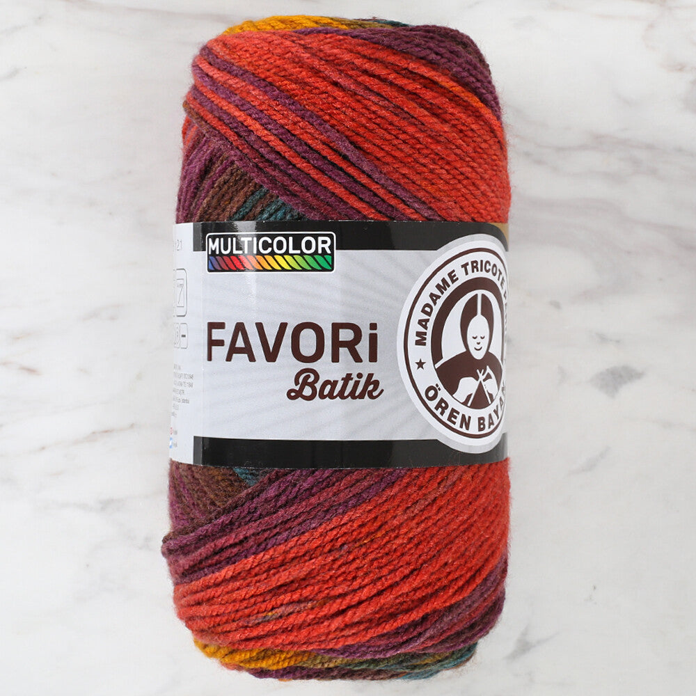 Madame Tricote Paris Favori Batik Yarn, Variegated - 901