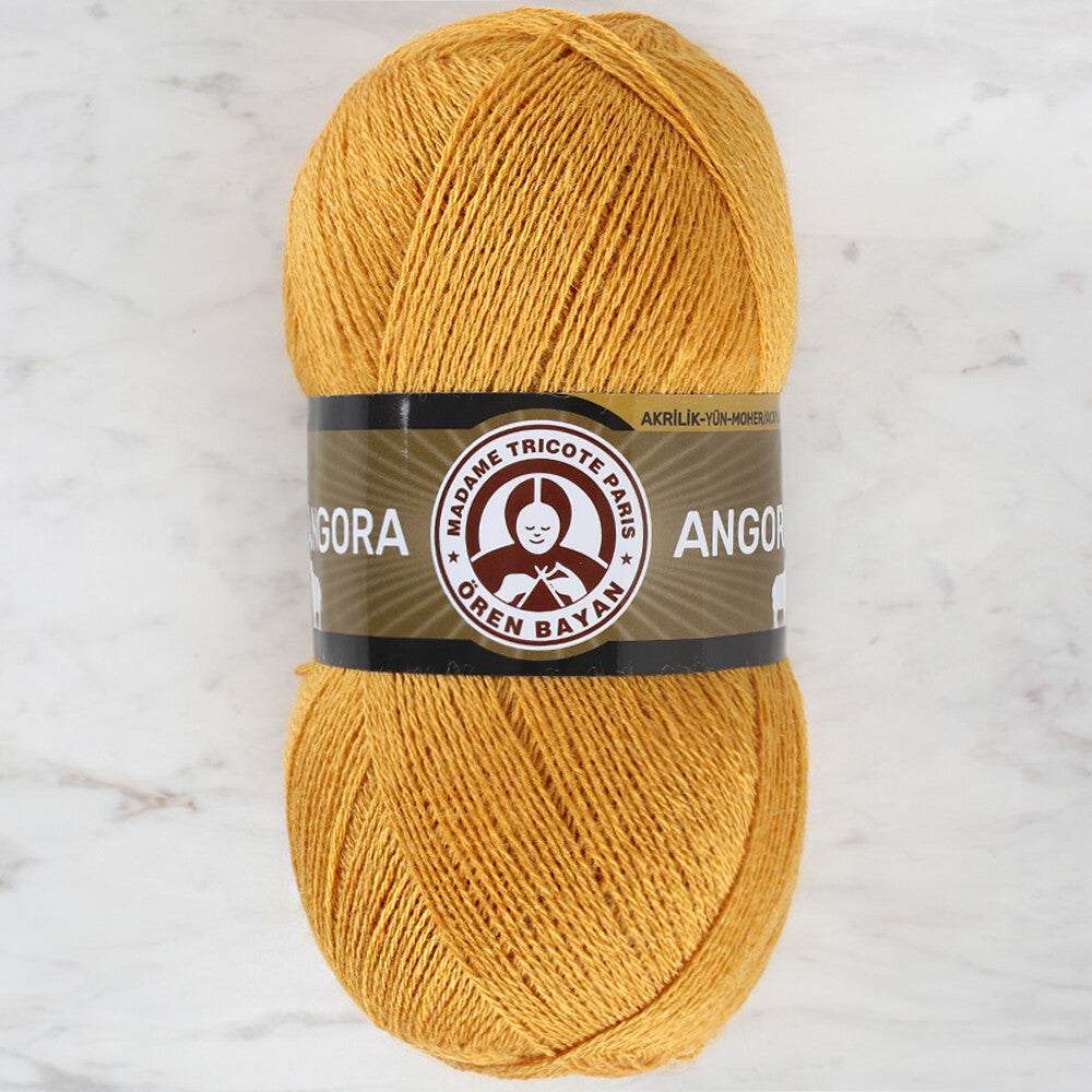 Madame Tricote Paris Angora Yarn, Mustard - 115