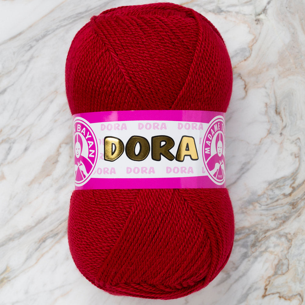 Madame Tricote Paris Dora Yarn, Red - 034