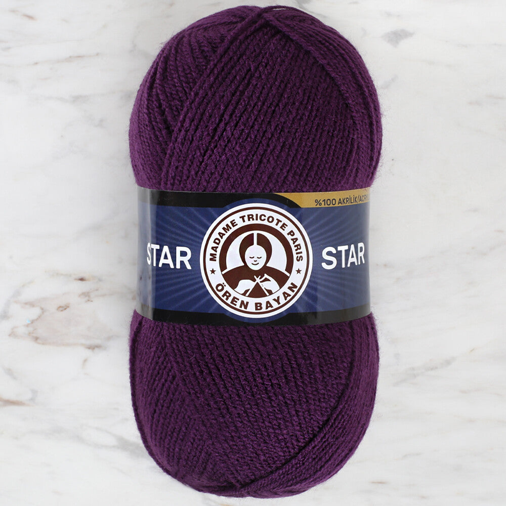 Madame Tricote Paris Star Yarn, Aubergine - 060