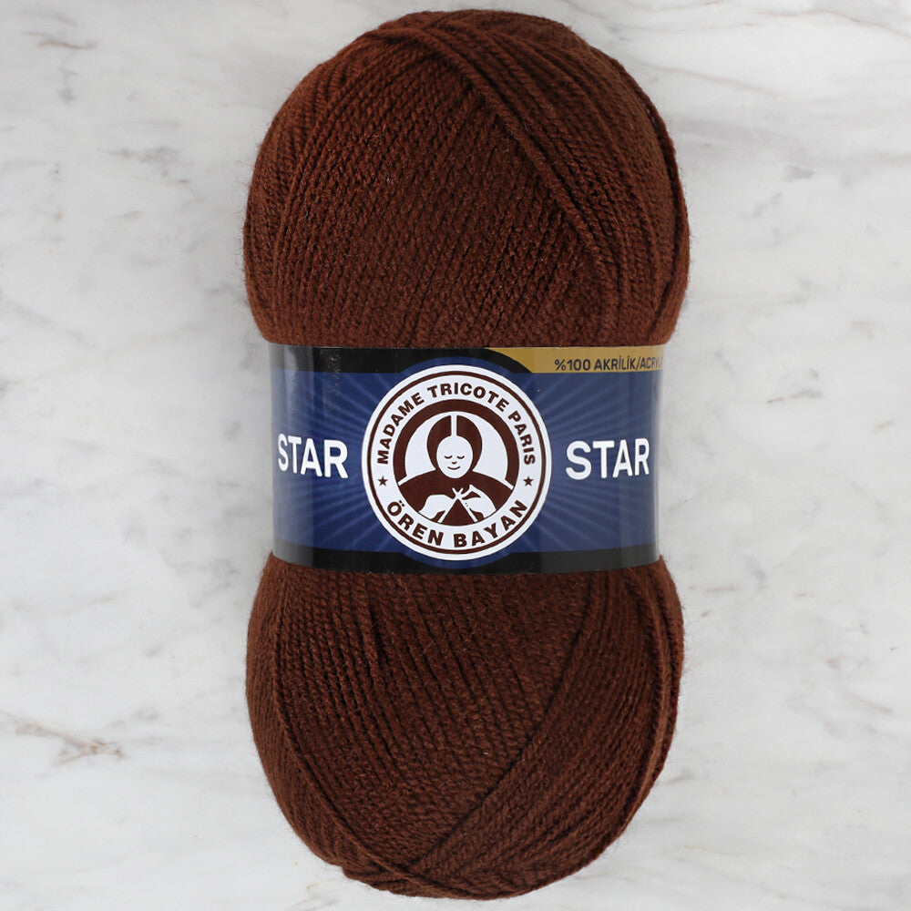 Madame Tricote Paris Star Yarn, Dark Brown - 083