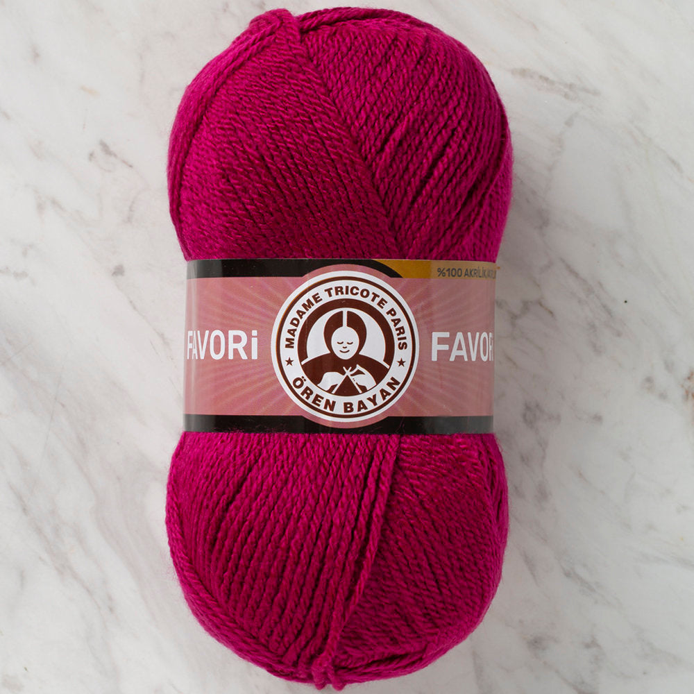 Madame Tricote Paris Favori Knitting Yarn, Fuchsia - 103