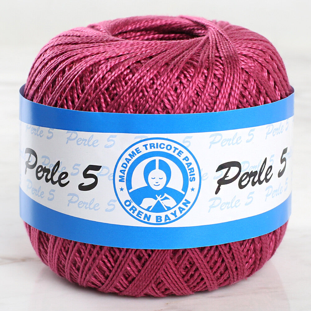 Madame Tricote Paris 5/2 Perle No:5 Lace Thread, Purple - 53803