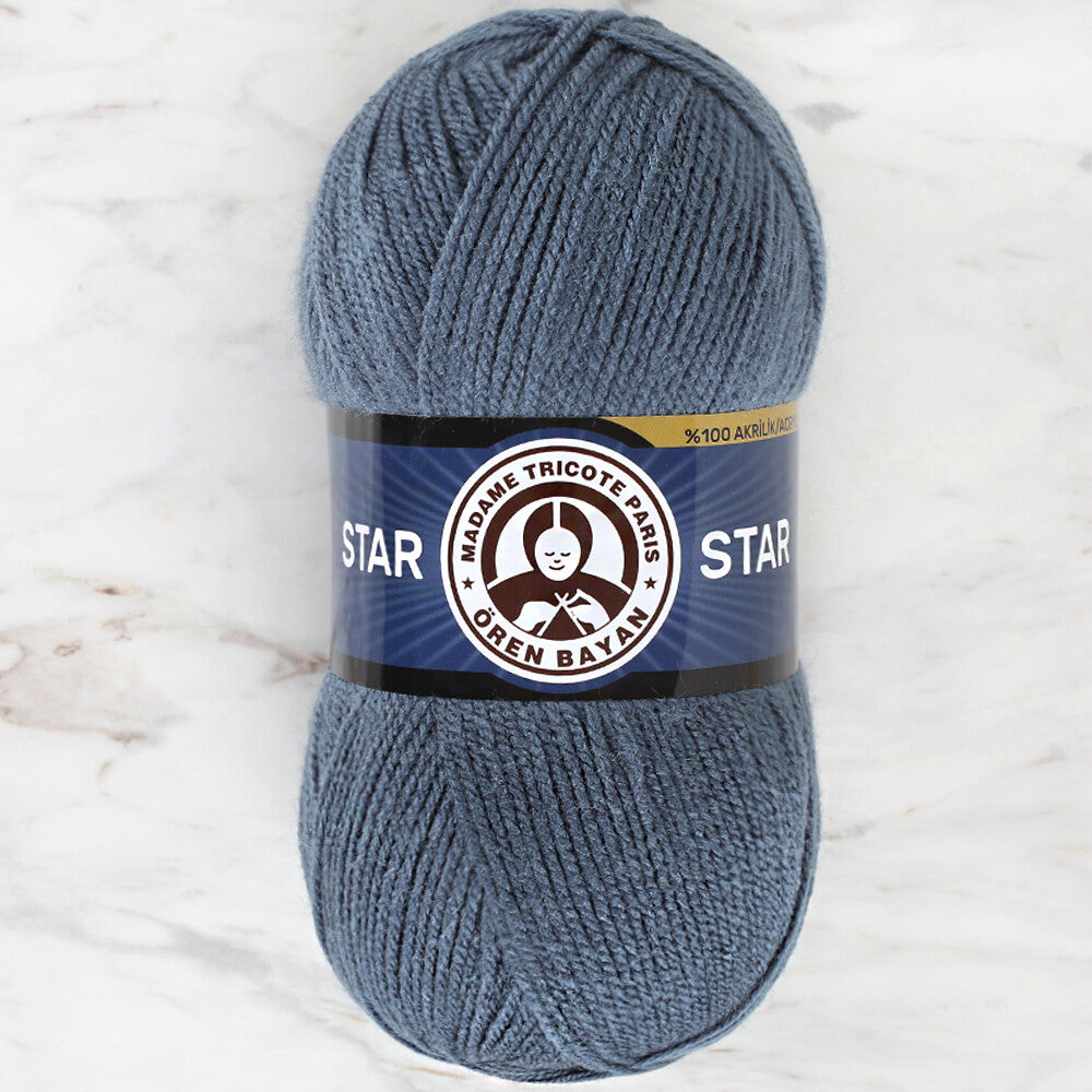 Madame Tricote Paris Star Yarn, Petrol Blue - 018